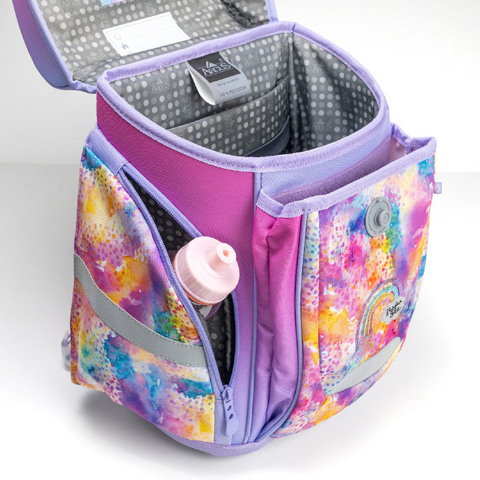 1808-0426 Anatomical school bag Rainbow Ella