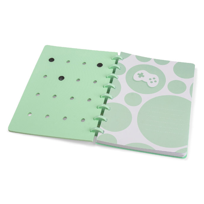 1474-0001 Notebook 14,8x21 cm PINS