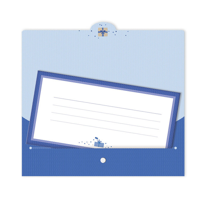 81-6027 Obálka s kartičkou, vianočná