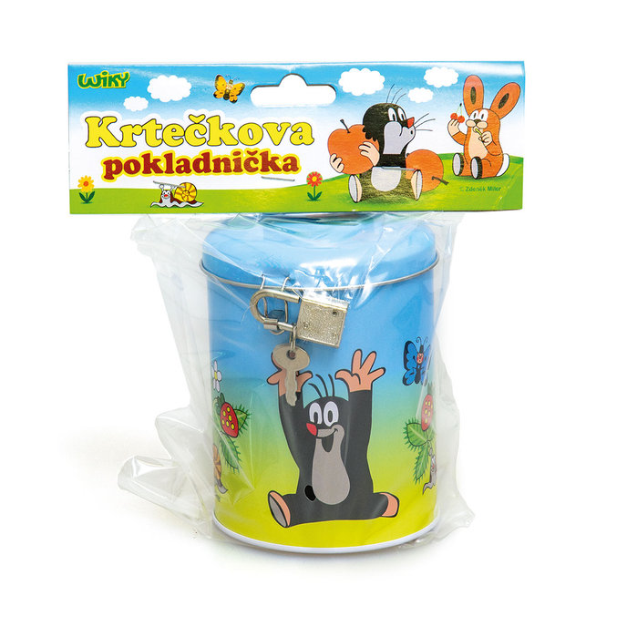 170800 Plechová pokladnička KRTEK