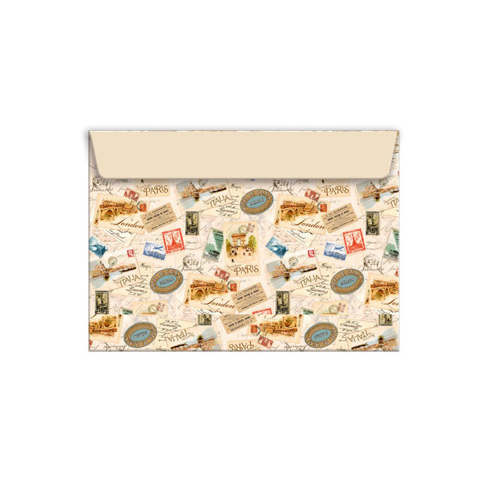 1085-C001 Obálka C5 s potlačou, mix 120ks