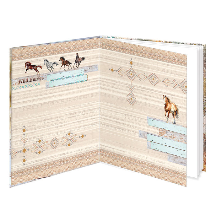 1431-0414 Pamätník 12,5x14,5cm Wild horses