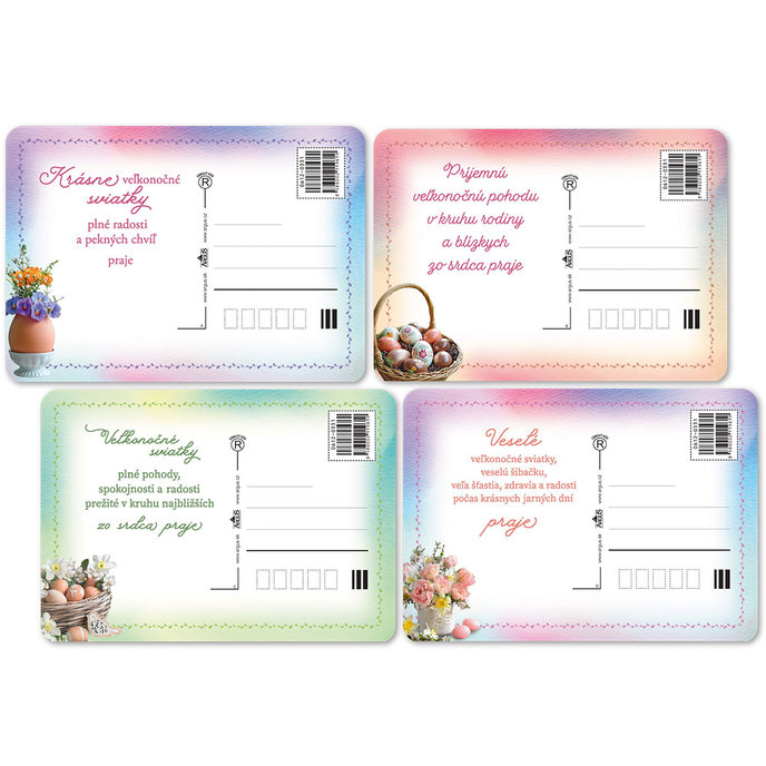 0612-0331s Pohľadnica veľkonočná 3D SK