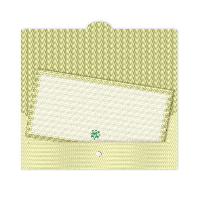 81-6029 Obálka s kartičkou, vianočná