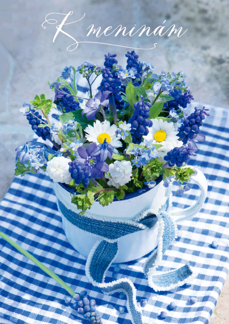 0615-0591s Card for birthdays, name days SK