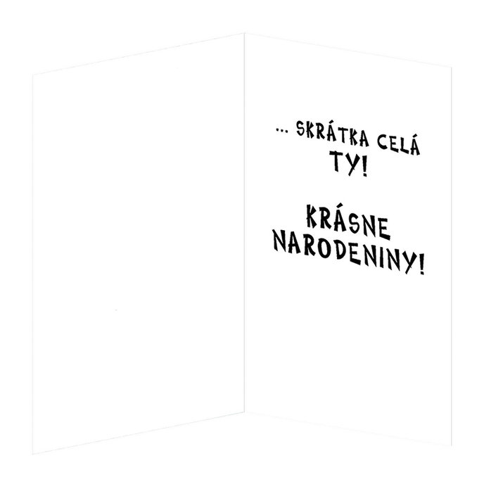 190-644s Blahoprajná karta humorná SK