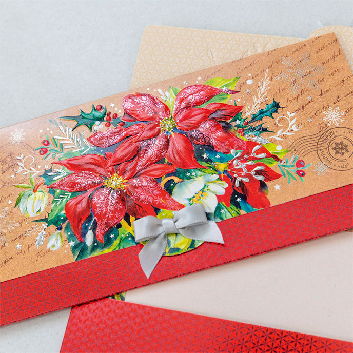 81-6035 Obálka s kartičkou, vianočná