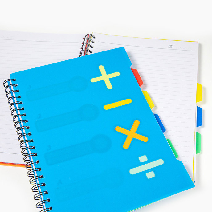 1552-0015 Špirálový zošit A4 s rozraďovačom