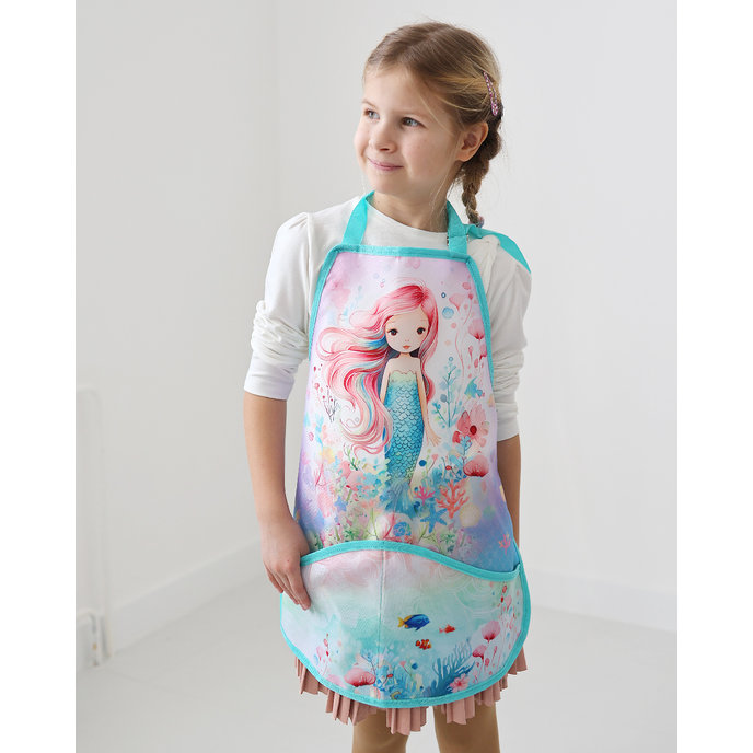 1838-0412 Children’s apron Mermaid