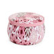 2358-0030 Floral candle - ROMANTIC LANGUAGE OF FLOWERS