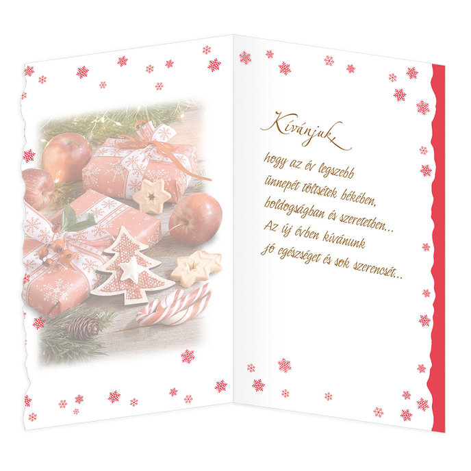 11-6604 Christmas greeting card HU