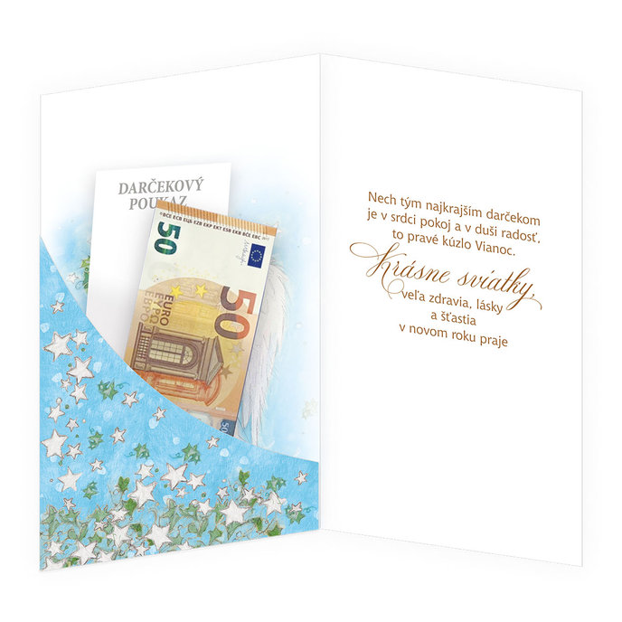 11-6400 Blahoprajná karta vianočná SK