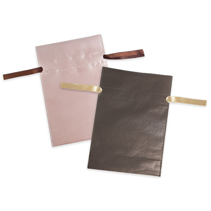 2023-5001 Gift bag with textile ribbon 20x30x9cm