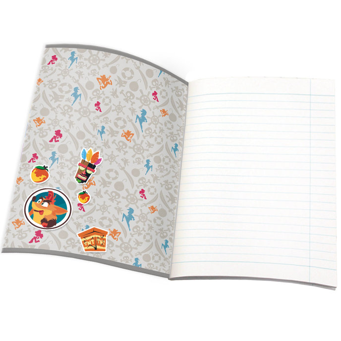 1595-0325 Zošit A5, 40 listov, TYP 544 lic. Crash Bandicoot