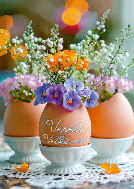 0612-0331s Pohľadnica veľkonočná 3D SK