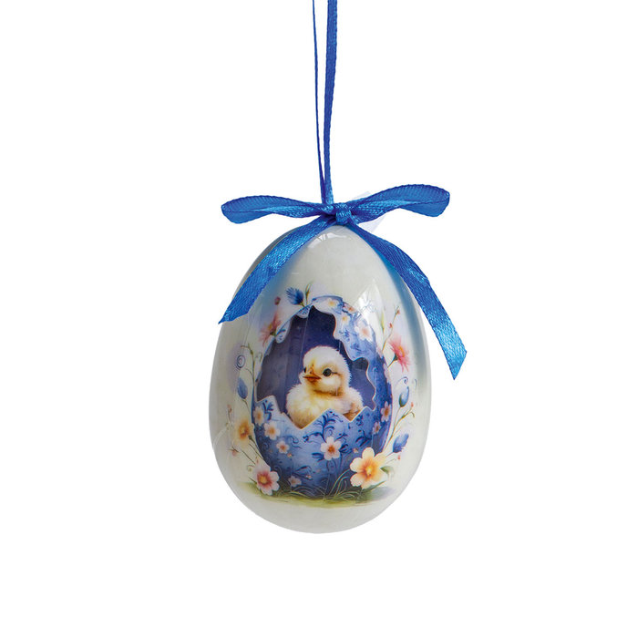 2346-0009 Easter decoration - Easter eggs, h. 75 mm, pkg. 4 pcs