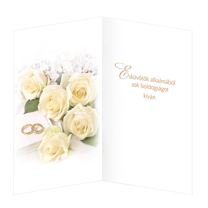 13-6134 Blahoprajná karta svadobná  HU