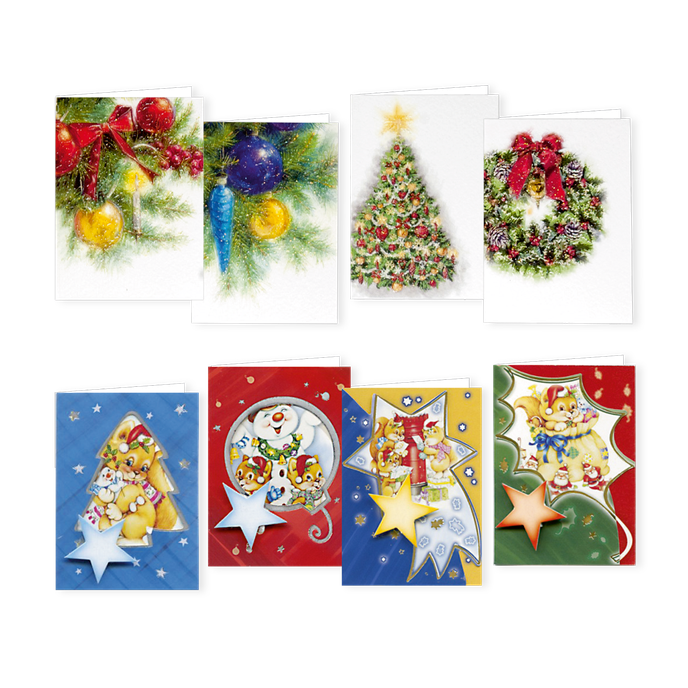 1361-8801 mix - prívesky vianočné