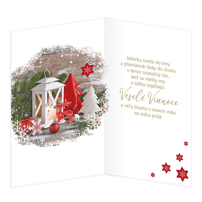 11-6555 Christmas greeting card SK