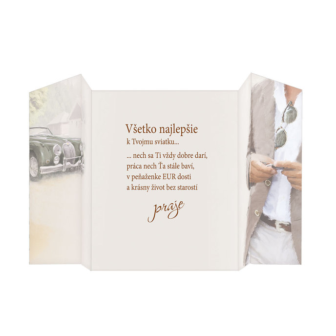 75-678 Blahoprajná karta gratulačná  SK