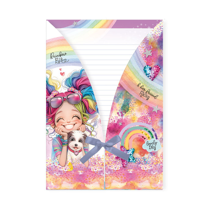 1051-0426 Letter writing set Rainbow Ella