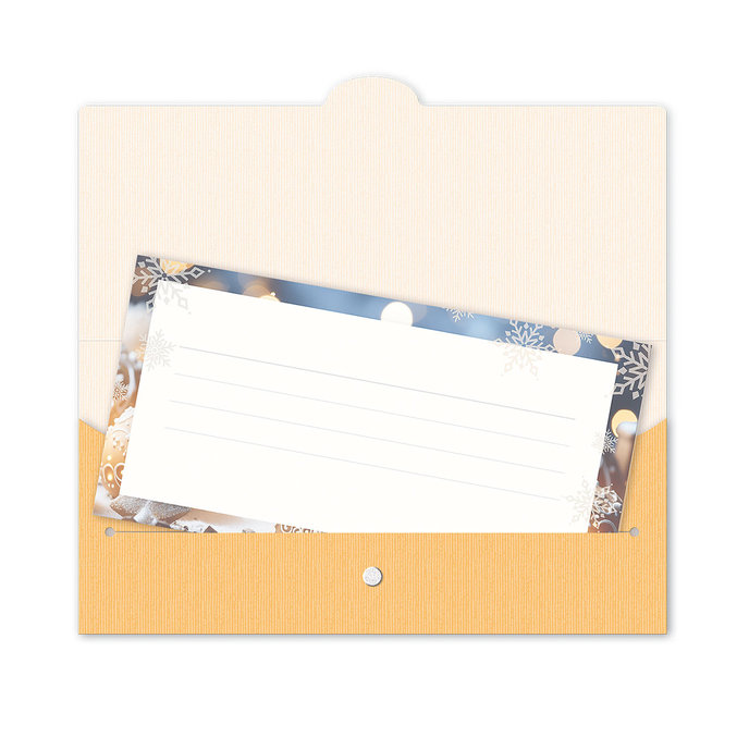 81-6048 Obálka s kartičkou, vianočná