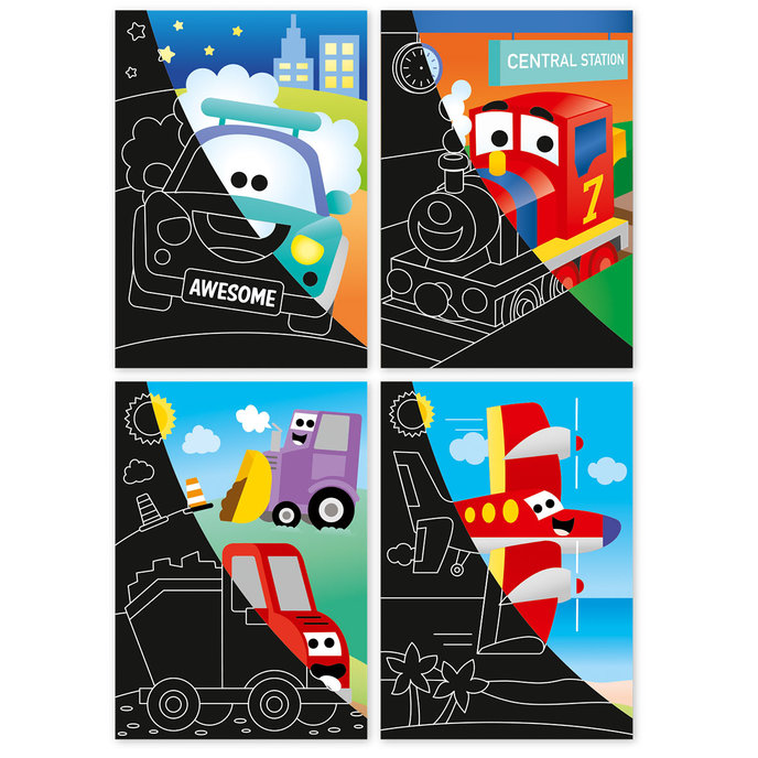 1936-0001 Kreatívna sada - Škrabacie obrázky