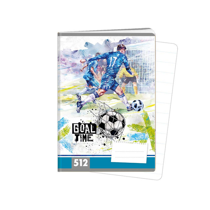 1591-0413 Exercise book A5, TYPE 512 GOAL TIME