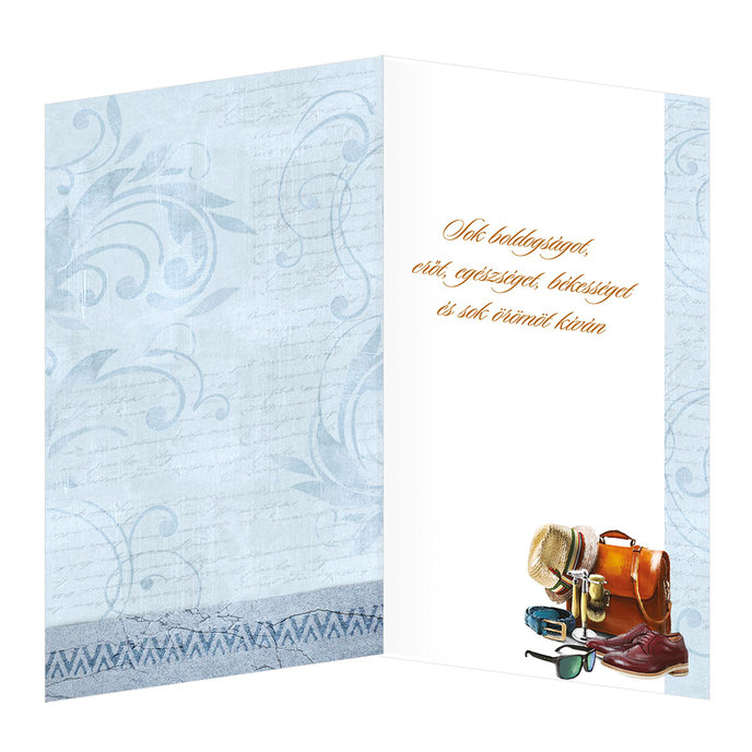 15-6498 Blahoprajná karta gratulačná otočník HU