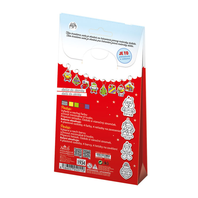 1934-0003 Creative set - paint a Christmas ornament