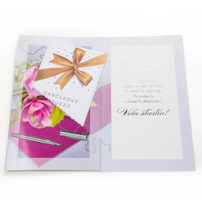 18-6003 Blahoprajná karta k ukončeniu štúdia klopa HU