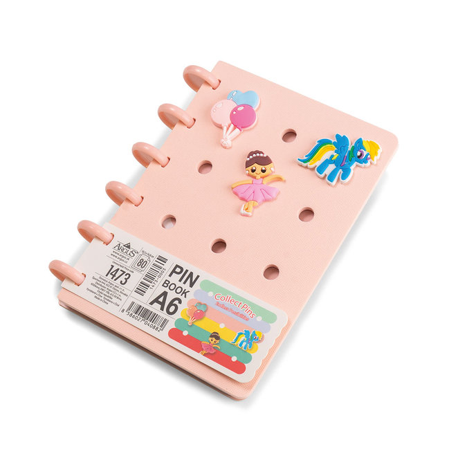 1473-0003 Notepad 10,5x14,8cm PINS