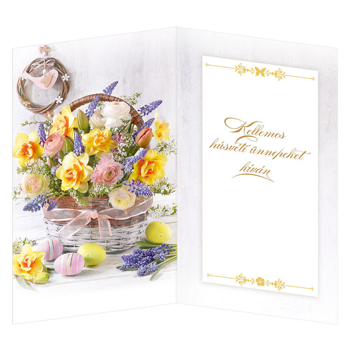 12-6022 Blahoprajná karta veľkonočná HU