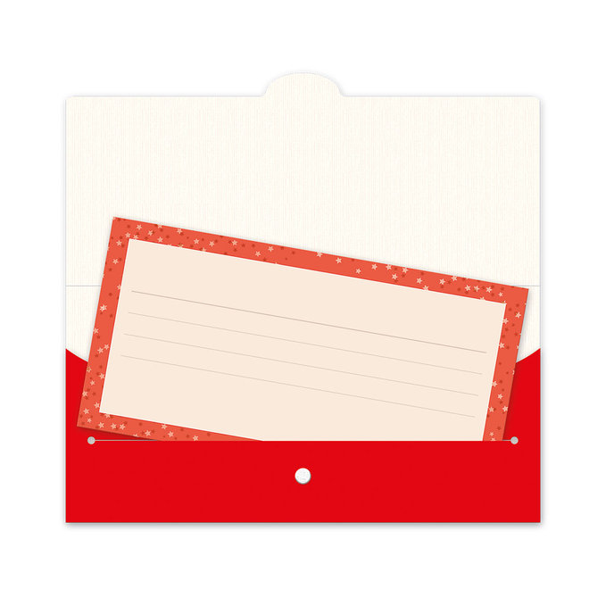 81-6019 Obálka s kartičkou, vianočná