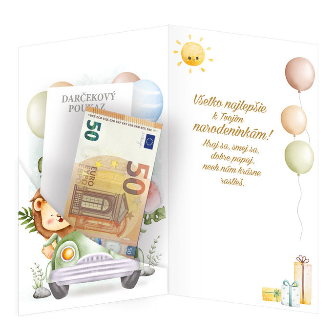 17-6044 Blahoprajná karta detská klopa SK/1