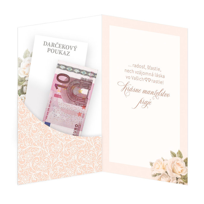 13-6124 Blahoprajná karta svadobná  SK