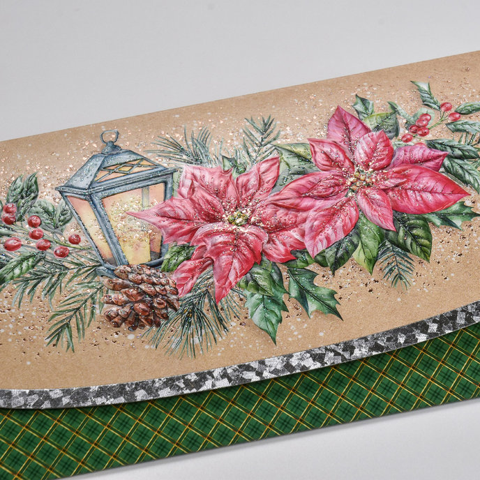 91-6015 Obálka na voucher, vianočná