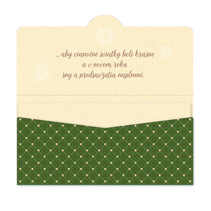 81-7001 SK Christmas envelope with music