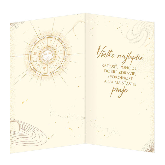 15-6487 Blahoprajná karta gratulačná zverokruh SK PANNA