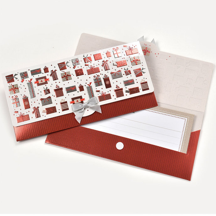 81-6006 Obálka s kartičkou, vianočná