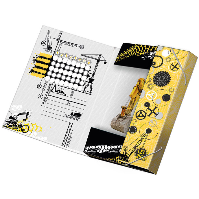 1231-0390 School folder A4 LET’S BUILD