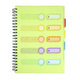 1552-0013 Špirálový zošit A4 s rozraďovačom