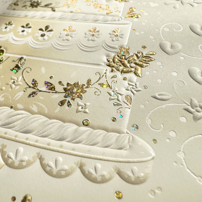 13-434A  Wedding greeting card SK