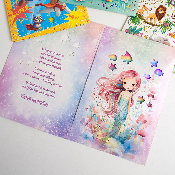 77-8009 Greeting card for children with music SK