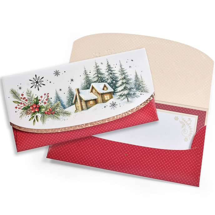 91-6016 Obálka na voucher, vianočná