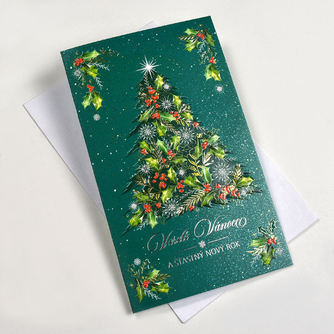 11-6570 Christmas greeting card CZ