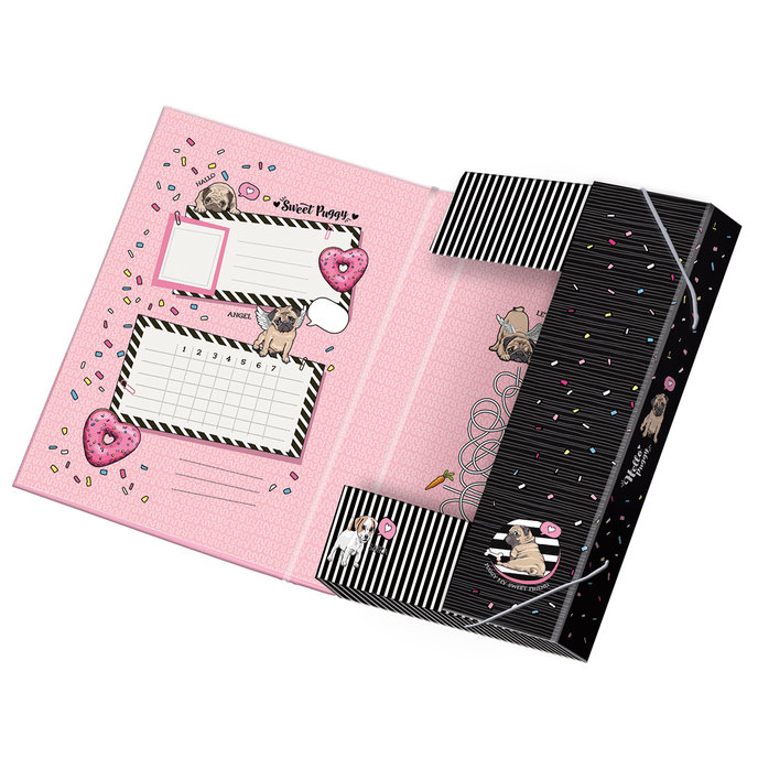 1231-0361 School folder A4 Puggy