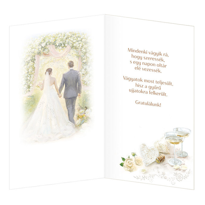 13-6177 Blahoprajná karta svadobná HU