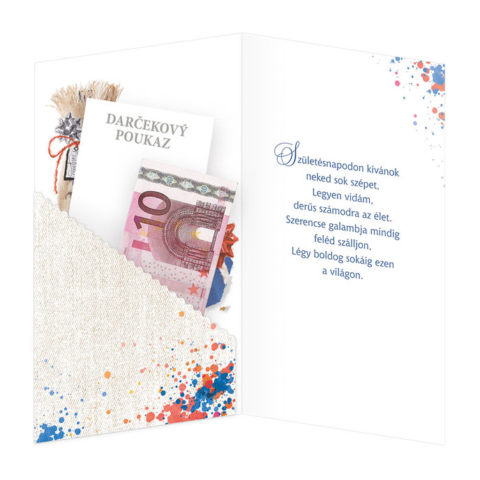 15-6439 Greeting card glued component HU