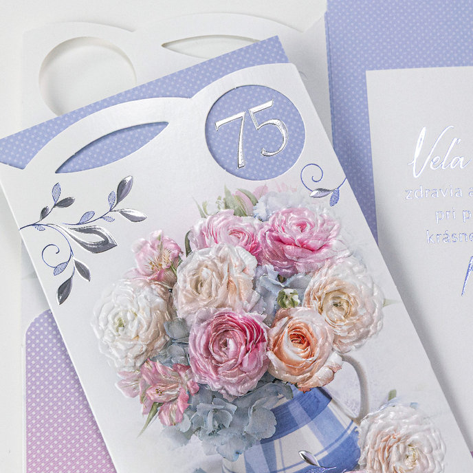 15-6571 Blahoprajná karta gratulačná klopa na peniaze SK/75